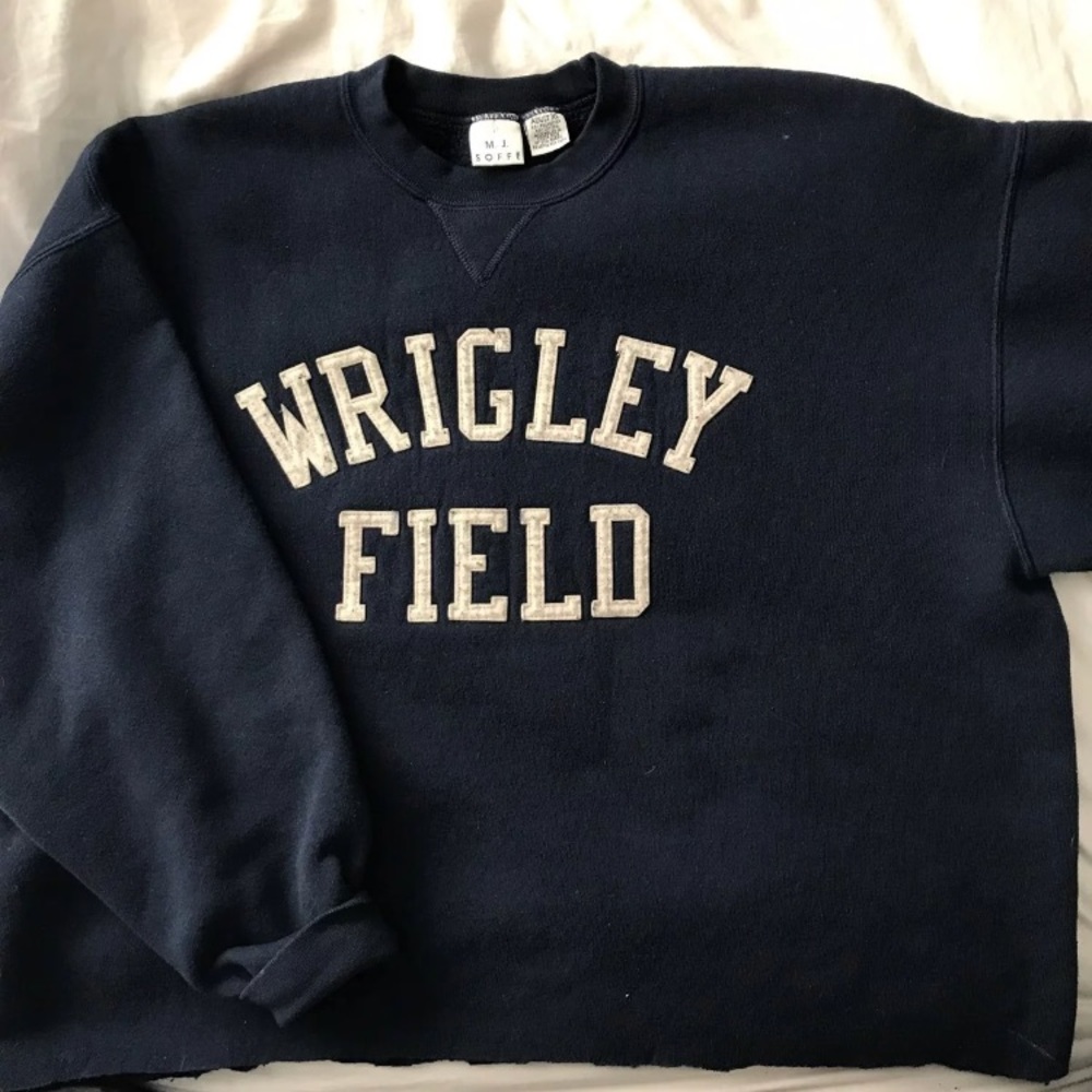 Vintage wrigley field crewneck